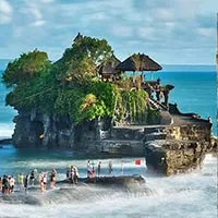 Tanah Lot Off Shore Temple